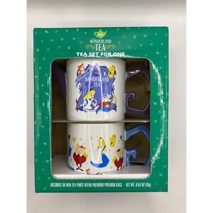 Disney Wonderland Tea Set For One Teapot & Mug Mad Tea Party New **No Teabags‎